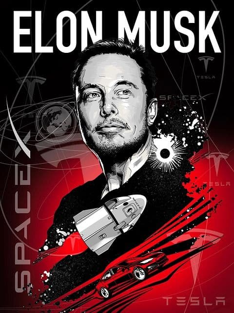 埃隆·馬斯克 SpaceX - Pixabay免費圖片